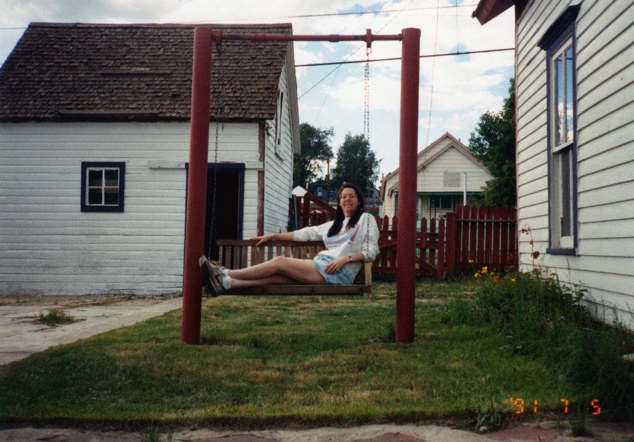 AandM in Leadville house July 4 1991 2